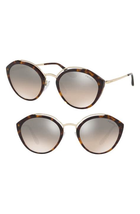 prada 53mm round sunglasses|nordstrom rack Prada sunglasses.